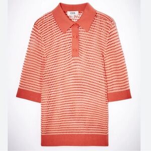 COS Open Knit Polo Shirt - Open Stitch Polo